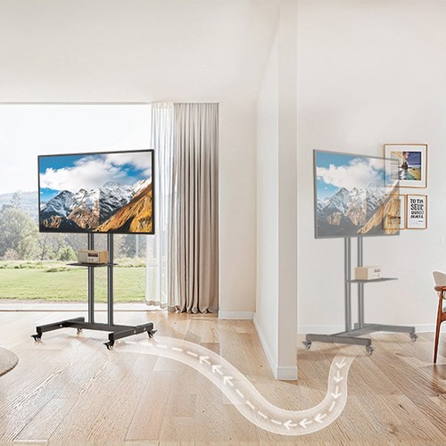 Mobile stand wheels for - tv, on