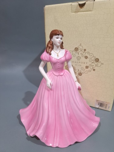 Coalport bone china figure - china,