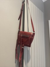 McQueen Vintage Leather Bag - Ox Blood Red. Lots Of Pockets