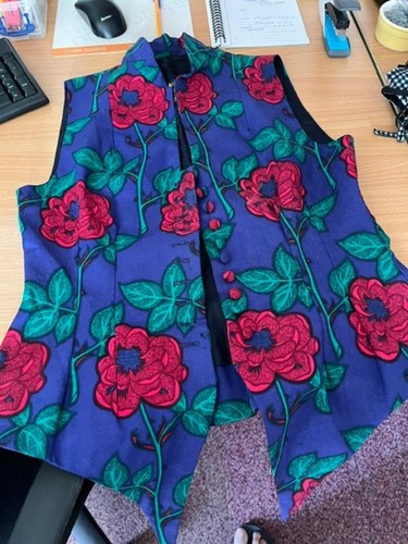 Droopy browns vintage - &, floral