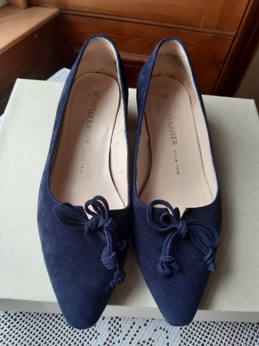 Peter kaiser navy blue - kaiser, suede