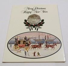 RARE..1980 Christmas Card 50p