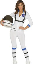 Adult Womens Space Girl White
