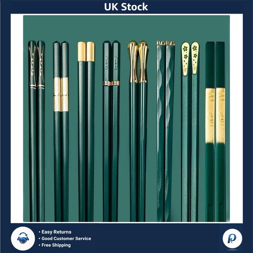 Elegant alloy chopsticks - alloy, set