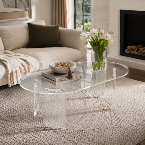 Premium acrylic clear coffee - clear,
