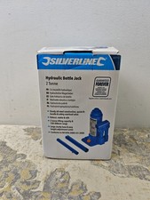 Silverline Hydraulic Bottle Jack 2 Tonne (427711), BLUE
