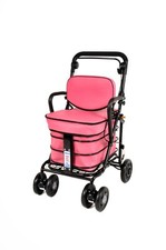 Shopping trolley with seat - trolley,