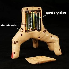 Electric Crawling Hand with Sound Light Fake Hand Prop Scary Props Halloween