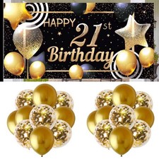 21st Birthday Backdrop Age 21