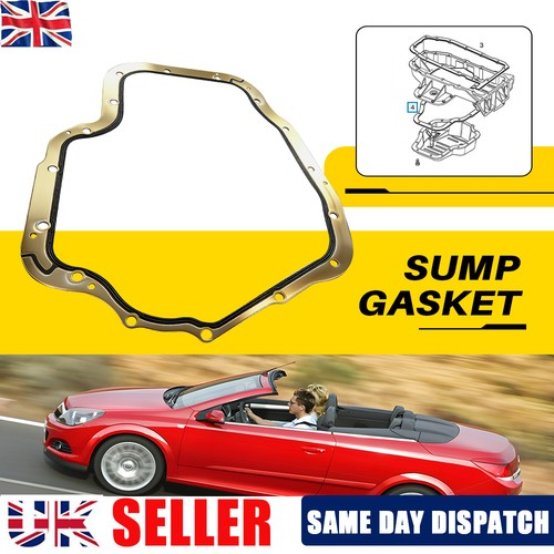 Oil pan sump gasket - pan,