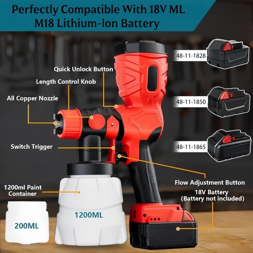 Electric cordless paint spray - electric,