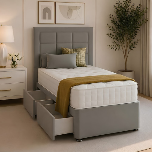 New single divan bed - single, 54"