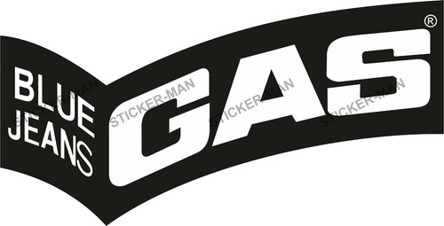 Blue jeans gas sticker - jeans,
