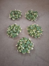 Eucalyptus Table Centre Piece/wedding Decoration. White N Green. Approx 10inch D