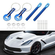 UK Blue Car Bonnet Pin Locking