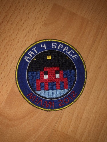 Invader art space patch - invader,