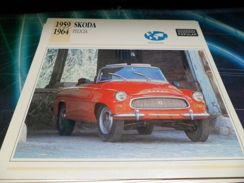 1959 1964 skoda felicia car - 1959,