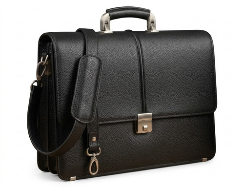 Men leather laptop bag - leather,
