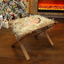 4 Pcs Jumbo Large Wooden Baby