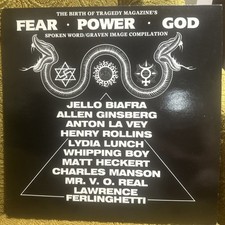 THE BIRTH OF TRAGEDY MAGAZINE’S FEAR POWER GOD (1989 LP)  RARE 1ST UK PRESS! NM