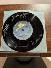 ABBA Band Hand Signed Vinyl Single The Winner Takes It All