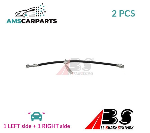 Brake hose line pipe - hose, front