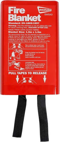 Fire blanket home safety - home, large