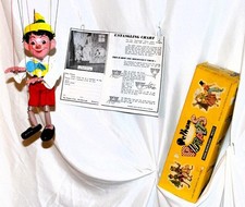 DISNEY 1962 PINOCCHIO 6181 PELHAM PUPPET+COMPLETE BOX SET+INSTRUCTIONS