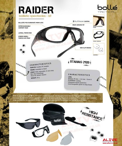 Bolle tactical raider - raider, kit