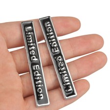 2Pcs Chrome Badge Emblem