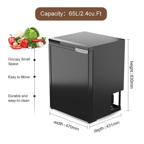 65l compressor fridge freezer - 65l,