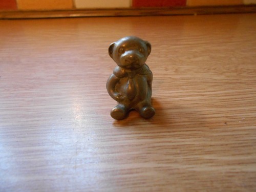 Small solid brass - solid, bear