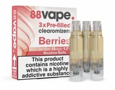 88 Vape Clearomizer Pre Filled