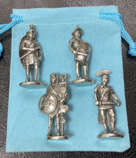 Set Of 4 Roman Military Silver