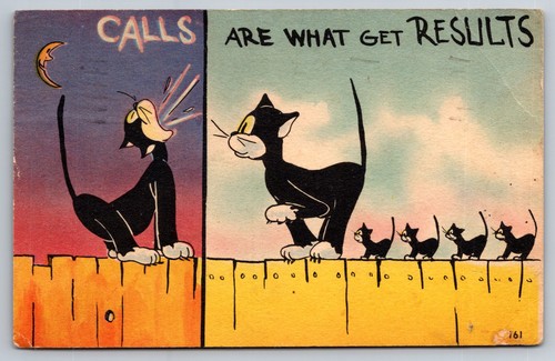 Postcard vintage comic - postcard,