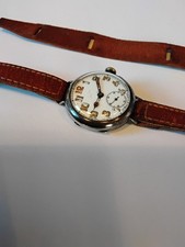 ANTIQUE SILVER WW1 TRENCH WATCH,  35mm without crown or lugs