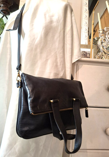 Fossil real leather black - leather,