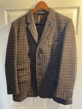 Vintage Harris Tweed Gentleman’s Jacket From Saville Row Size 38”
