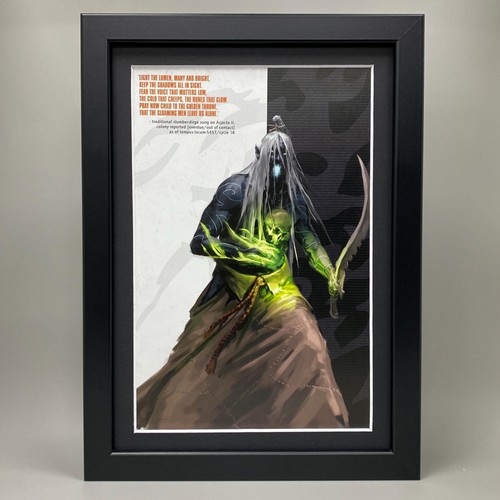 Drukhari mandrake framed art - drukhari,