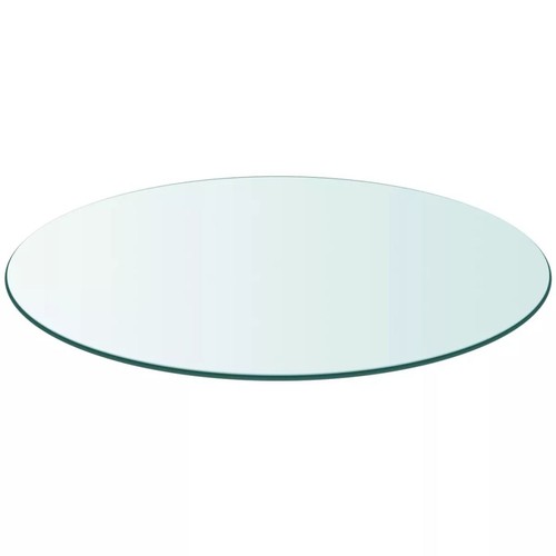 Clear tempered glass table top - tempered,