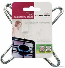 Chrome Plated Metal Stove Top Coffee Maker Moka Trivet Pot Stand Gas Cooker Hob