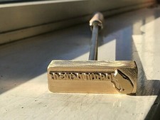 Branding Iron Wood Leather