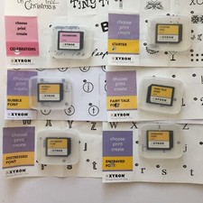 6 Xyron Design Runner Discs Bubble Engraved Starter Fairy Tale Distressed Celebr