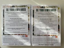 The Body Shop At Home Be Your Own Boss Party Invites 2 x Packs