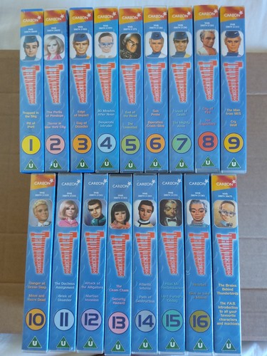 Thunderbirds complete set vhs - thunderbirds,