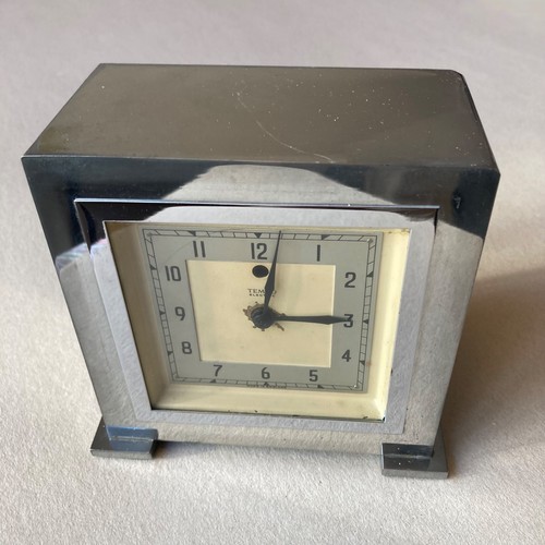 Temco art deco chrome cased - temco,