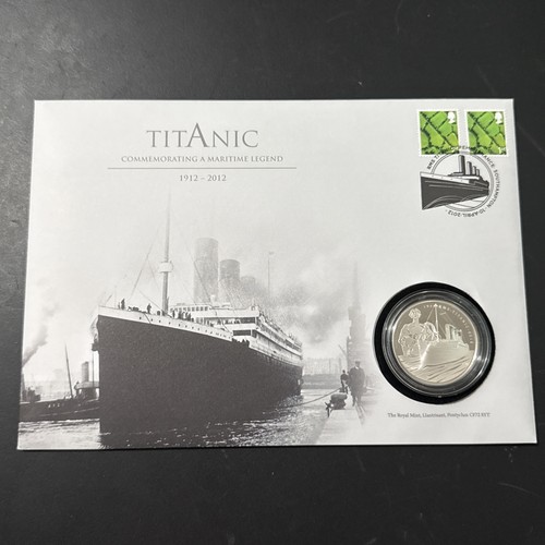 Alderney silver proof titanic - silver,