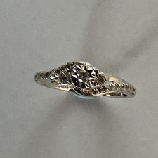 H Samuel 9ct White Gold 0.15