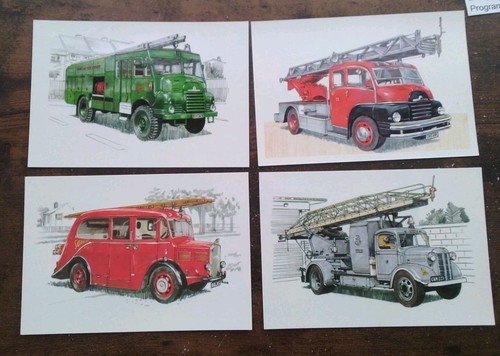 Fire engines vintage - fire,