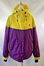 Billabong Altyr Ski Snowboard Jacket Coat Size S UK 8-10 Purple Yellow Chest 42"
